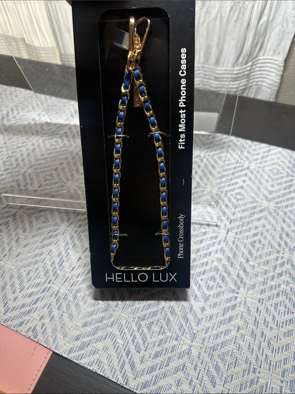 hello lux blue gold